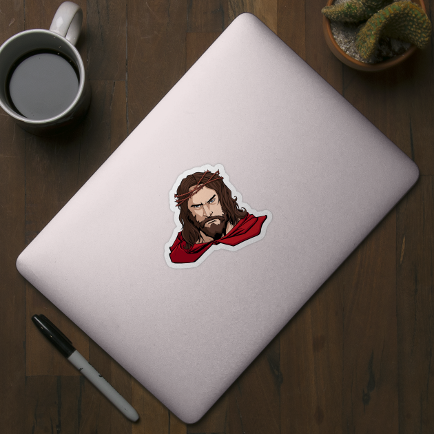 Jesus Superhero Portrait by Malchev